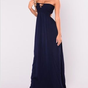 Fashion Nova Navy Maxi Dress